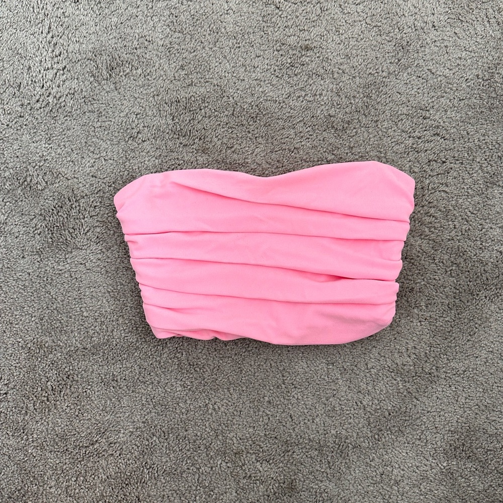 Zara Strapless crop top